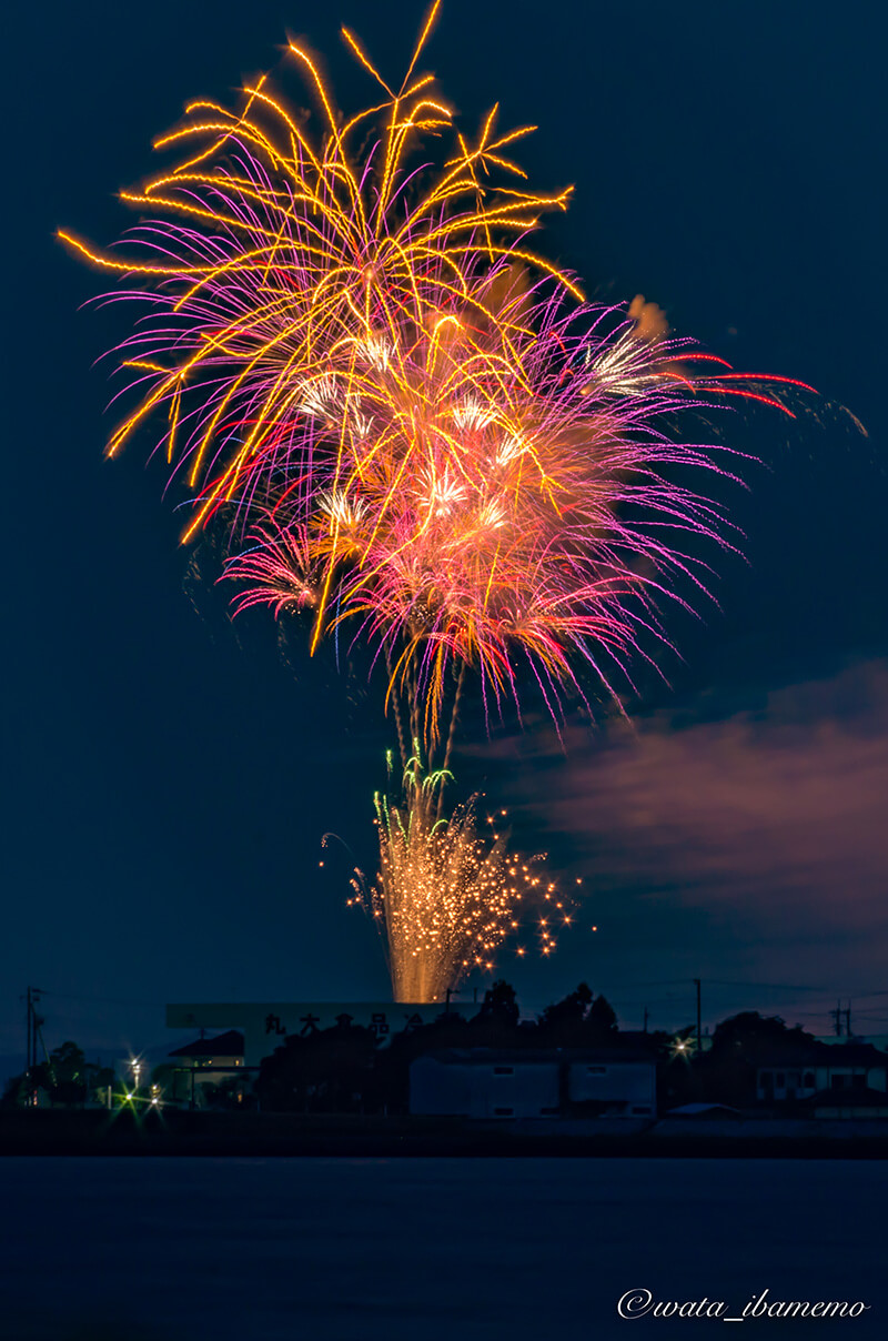 あゆみ祭りの花火